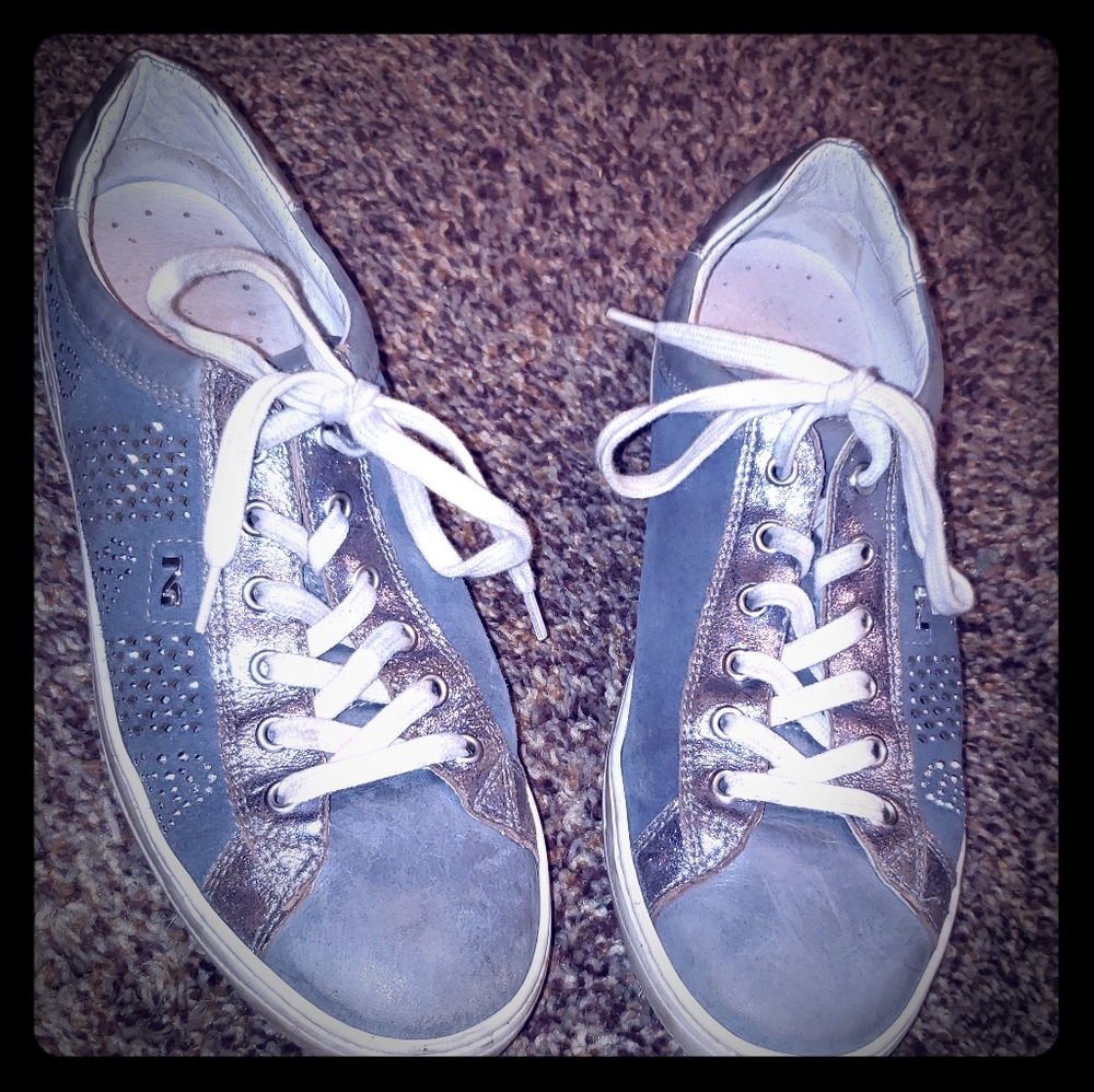 Italian, studded sneakers